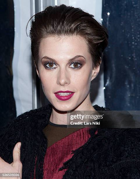 Elettra Rossellini Wiedemann attends "The Imitation Game" premiere at the Ziegfeld Theatre in New York City. �� LAN