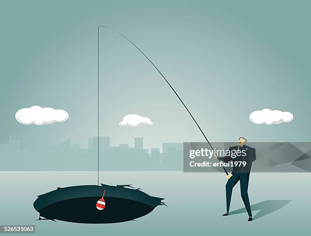 ice fishing,fishing,lure, ice hole, antarctica, catch,fisherman - ice fishing stock illustrations