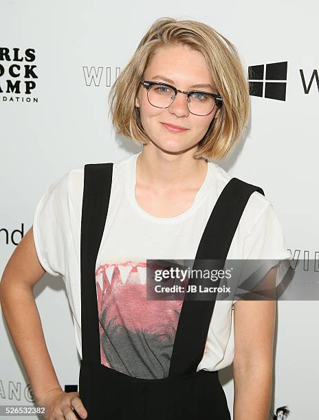 Ryan Simpkins attends the first annual 'Girls To The Front' event benefiting Girls Rock Camp Foundation at Chateau Marmont on April 29, 2016 in Los...