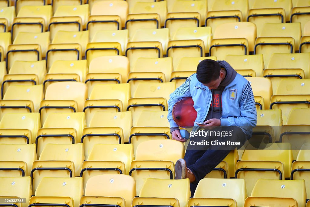 Watford v Aston Villa - Premier League