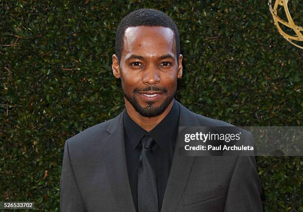 Actor Anthony Montgomery attends the 2016 Daytime Creative Arts Emmy Awards at The Westin Bonaventure Hotel on April 29, 2016 in Los Angeles,...