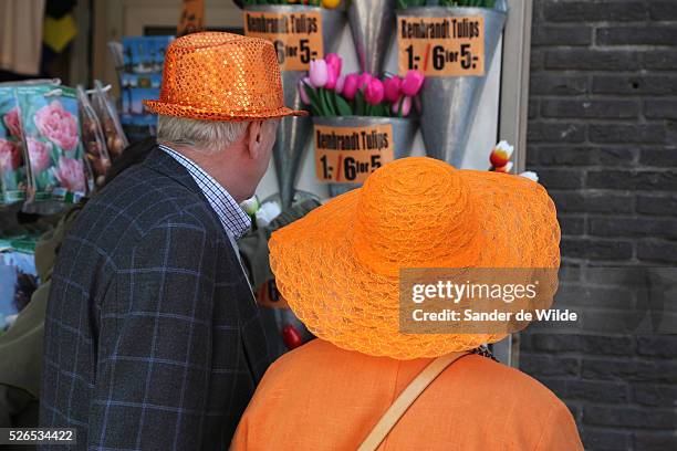 29th April 2013 Amsterdam, Netherlands.Tomorrow Queen Beatrix' abdication takes place, and her son Prince Willem-Alexander will be King of the...