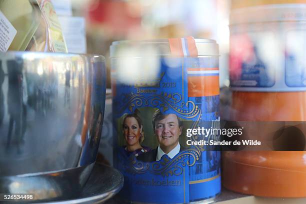 29th April 2013 Amsterdam, Netherlands.Tomorrow Queen Beatrix' abdication takes place, and her son Prince Willem-Alexander will be King of the...