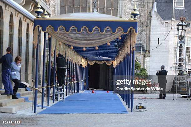 29th April 2013 Amsterdam, Netherlands.Tomorrow Queen Beatrix' abdication takes place, and her son Prince Willem-Alexander will be King of the...