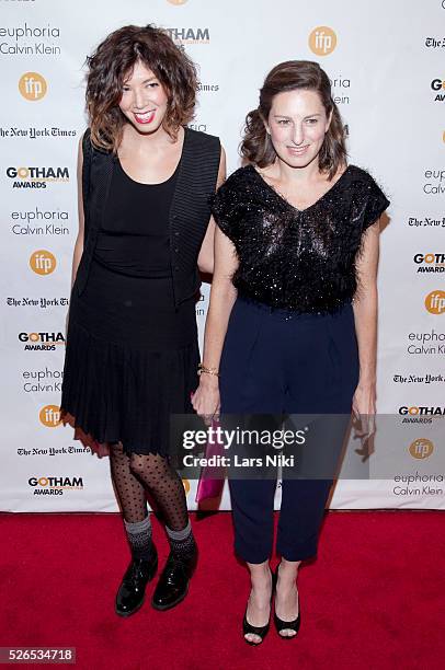 Elisabeth Holm and Gillian Robespierre attend "The 24th Annual Gotham Independent Film Awards" at Cipriani Wall Street in New York City. �� LAN