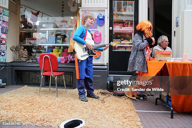 30th April 2013 Amsterdam, Netherlands. Queen Beatrix' abdication day, where her son Prince Willem-Alexander became King of the Netherlands....