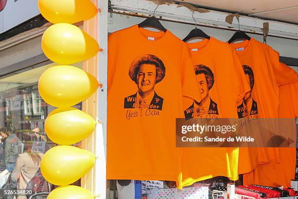 29th April 2013 Amsterdam, Netherlands.Tomorrow Queen Beatrix' abdication takes place, and her son Prince Willem-Alexander will be King of the...