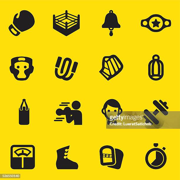 golf yellow silhouette icons | eps10 - bunker icon stock illustrations