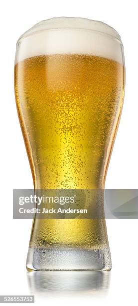 glass of beer - glas bier stockfoto's en -beelden