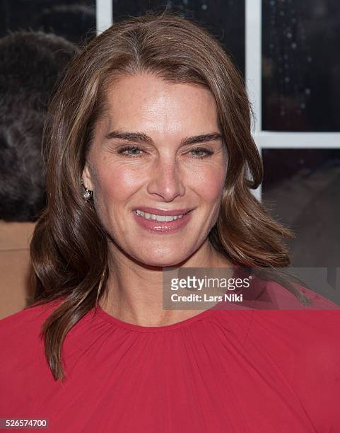 Brooke Shields attends "Kingsman: The Secret Service" premiere at the SVA Theatre in New York City. �� LAN