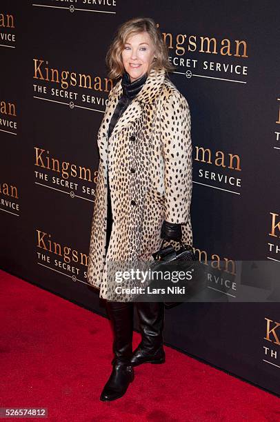 Catherine O'Hara attends "Kingsman: The Secret Service" premiere at the SVA Theatre in New York City. �� LAN