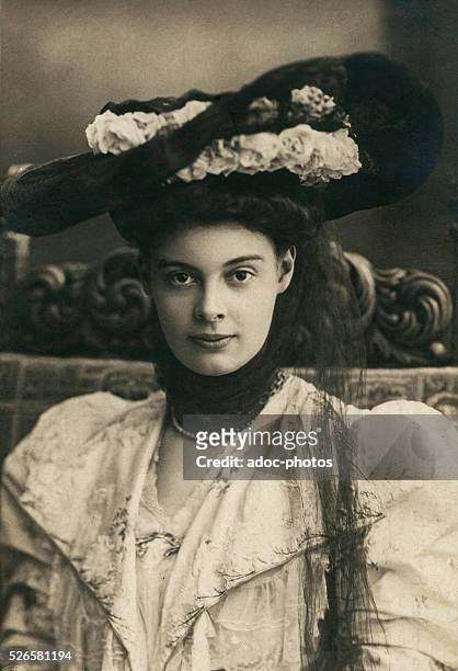 Duchess Cecilie of Mecklenburg-Schwerin , Crown Princess of Prussia , born in Schwerin . Ca. 1905.