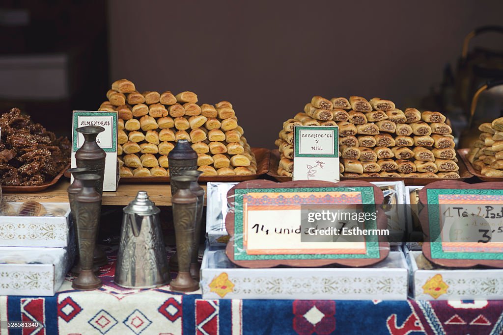 Sweets and tea For Sale In Market