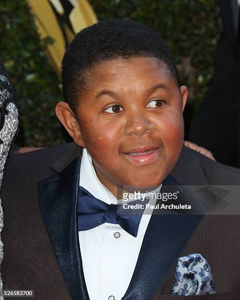 Actor Emmanuel Lewis attends the 2016 Daytime Creative Arts Emmy Awards at The Westin Bonaventure Hotel on April 29, 2016 in Los Angeles, California.