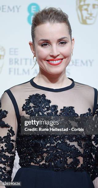 Noomi Rapace attends the Winner's Room at the EE British Academy Film Awards at the Royal Opera House.