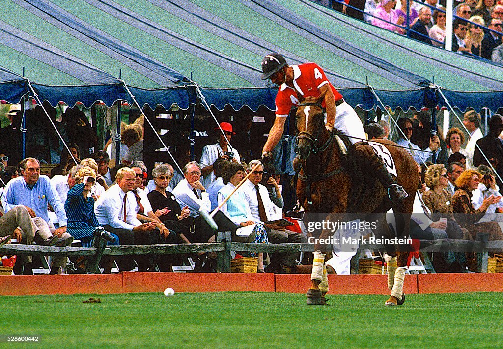 Prince Charles Plays Polo at Oak Brook Club