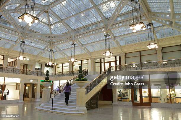 The lobby of the Rookery is seen in Chicago, September 22, 2011.