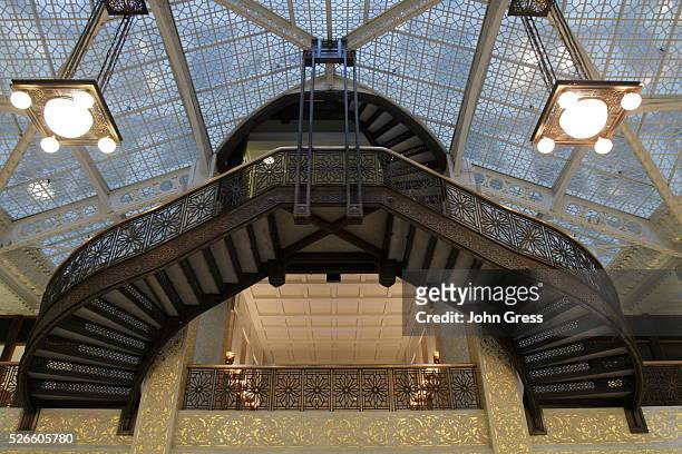 The lobby of the Rookery is seen in Chicago, September 22, 2011.