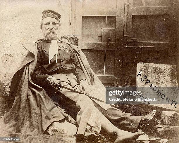 Giuseppe Garibaldi after being wounded in Aspromonte