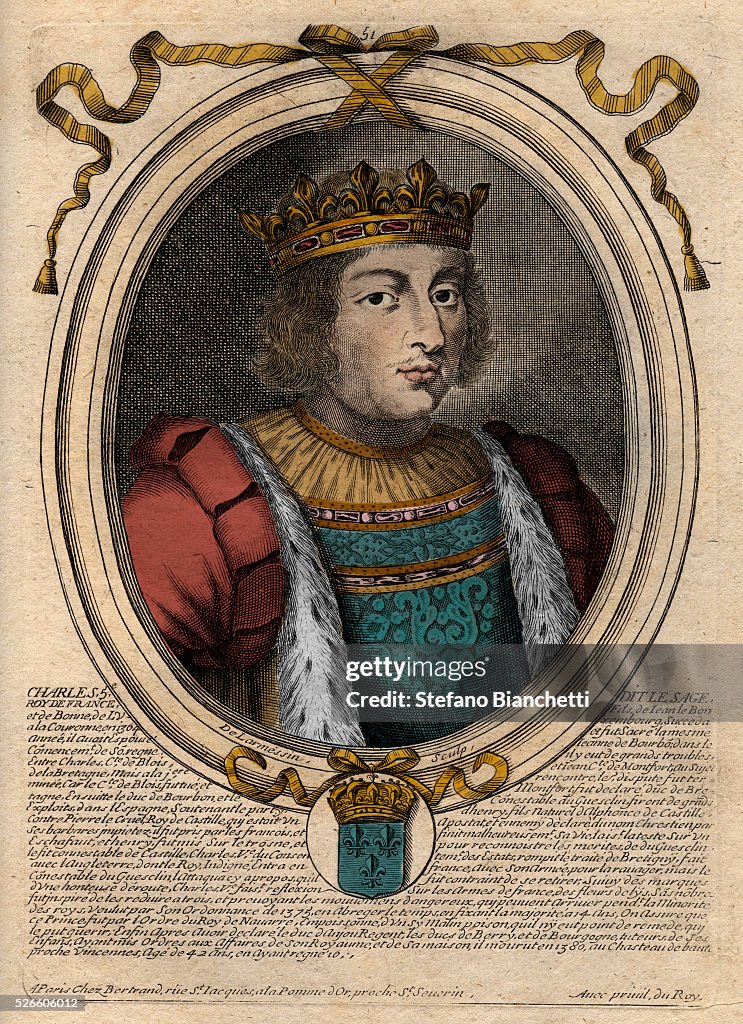 Portrait of Charles V King of France