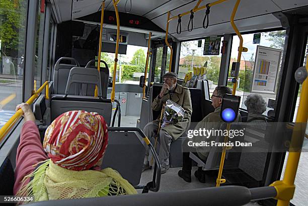 Bus nr 36 is new design bus and friendly to seniors 09 May 2014