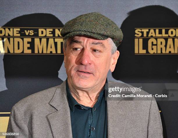 Robert De Niro during the Rome Photocall of the film Grudge Match