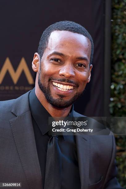 Anthony Montgomery arrives at The National Academy of Television Arts & Sciences Daytime Emmmy's held at the Westin Bonaventure Hotel on April 29,...