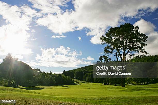 The 18th hole on the Wairakei International Golf Course, on January 11 in Taupo, New Zealand.