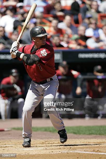 Craig Biggio of the Houston Astros ACTIONVERBS during the game against the New York Mets at Shea Stadium on April 11, 2005 in Flushing, New York. The...