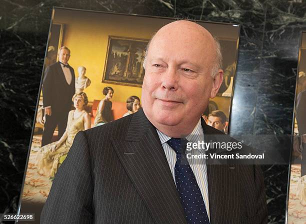 Creator, writer and executive producer Julian Fellowes attends the "Downton Abbey" For Your Consideration event and reception at Linwood Dunn Theater...