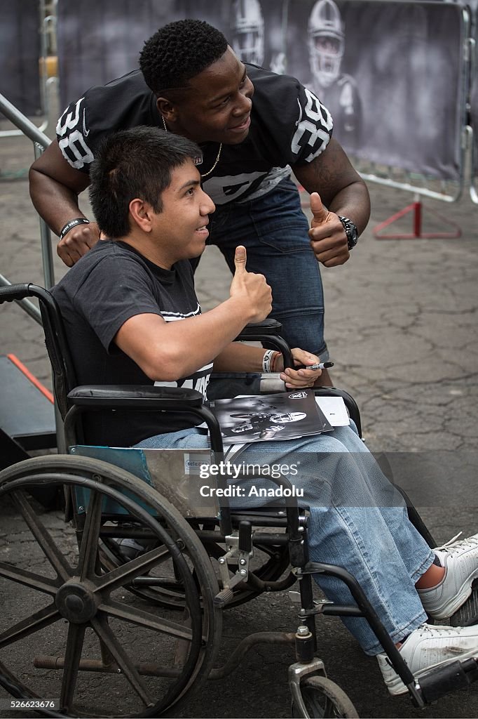 Oakland Raiders Fan Fest in Mexico City