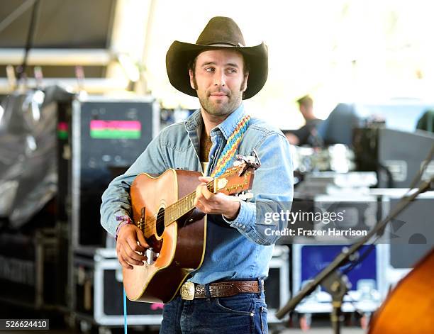 Musician Luke Bell performs onstage during 2016 Stagecoach California's Country Music Festival at Empire Polo Club on April 30, 2016 in Indio,...