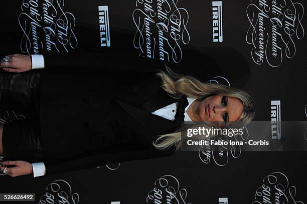 Karolina Kurkova attends the Pirelli Calendar 50th Anniversary event on November 21, 2013 in Milan, Italy