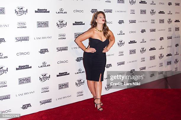 Ashley Graham attends the "Sports Illustrated Swimsuit 2016" - NYC VIP Press Event at the Time Inc. Building in New York City. �� LAN