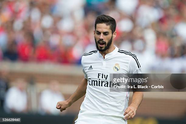 Real Madrid player Isco during Soccer, 2014 Guinness International Champions Cup Match, between Real Madrid and Manchester United on August 02, 2014...