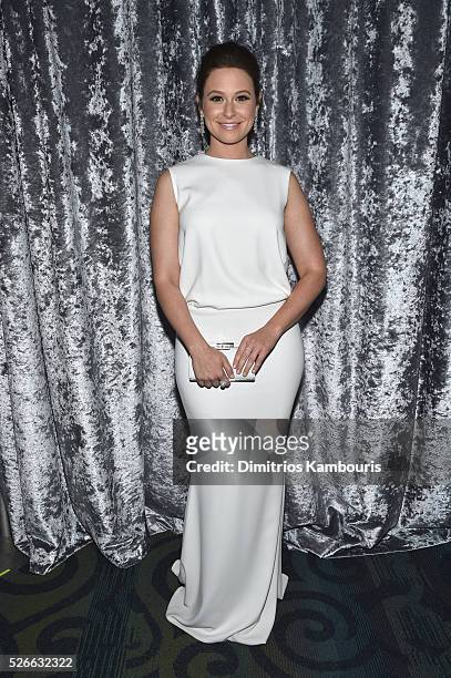 Actress Katie Lowes attends the Yahoo News/ABC News White House Correspondents' Dinner Pre-Party at Washington Hilton on April 30, 2016 in...