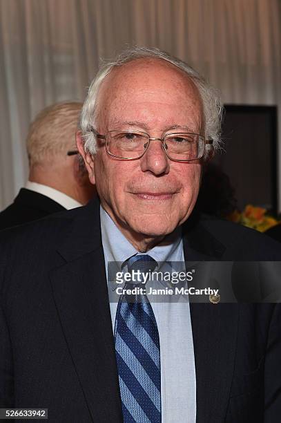 Senator Bernie Sanders attends the tlantic Media's 2016 White House Correspondents' Association Pre-Dinner Reception at Washington Hilton on April...