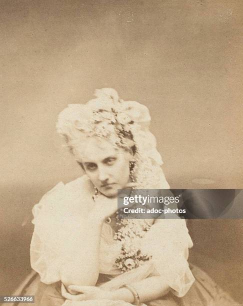 Virginia Oldoini, Countess Verasis de Castiglione . Ca. 1865.