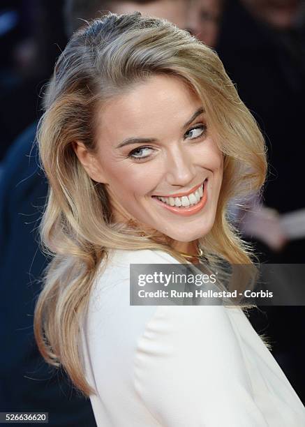 Alexandra Weaver attends the premiere of High Rise at London Film Festival at Odeon, Leicester Square.