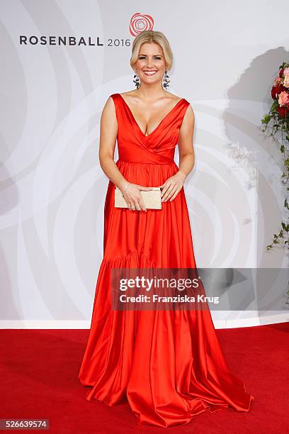 Jennifer Knaeble attends the Rosenball 2016 on April 30 in Berlin, Germany.