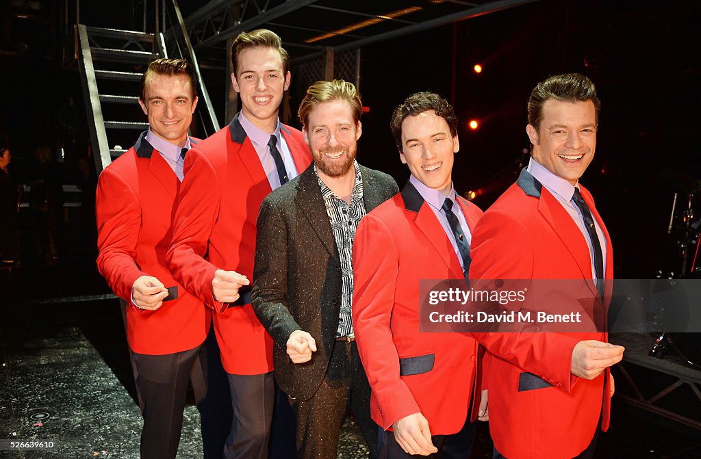 Ricky Wilson Visits The West End Production Of "Jersey Boys"