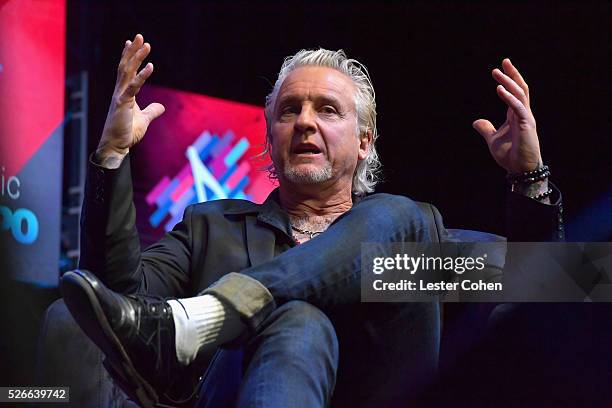 Musician Neil Giraldo speaks onstage during the 2016 ASCAP "I Create Music" EXPO on April 30, 2016 in Los Angeles, California.