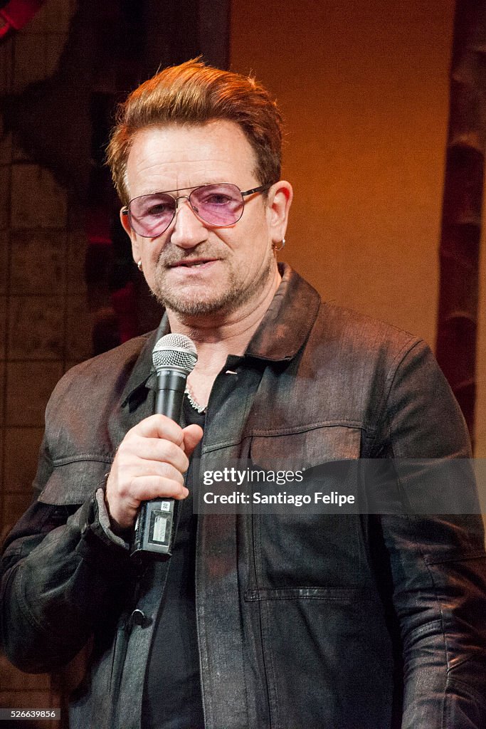 Bono Visits "Eclipsed" To Launch A Dedications Series In Honor Of Abducted Chibok Girls Of Northern Nigeria