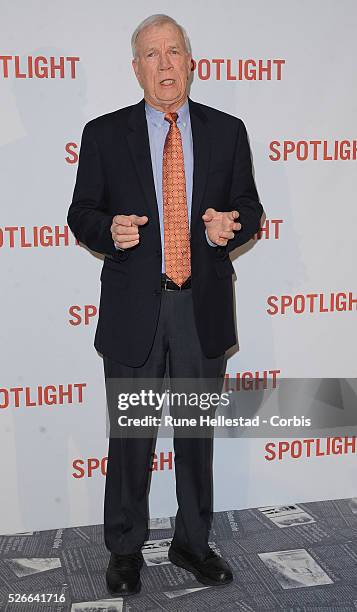 Walter V. Robinson attends the premiere of Spotlight at Curzon Mayfair.