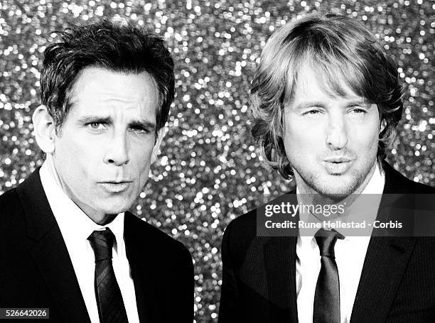 Owen Wilson and Ben Stiller attend the premiere of Zoolander No. 2 at Empire, Leicester Square.