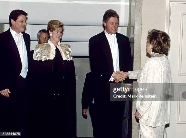 Washington, DC. USA 28th March, 1993 Helen Thomas chief White House correspondent for UPI serving as this year's President of the Gridiron Club...