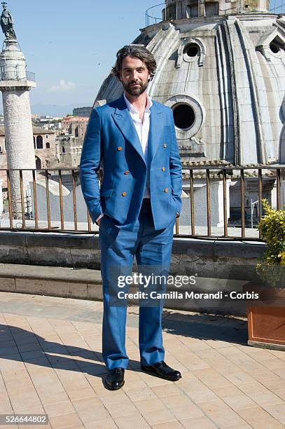 Luca Calvani during the Rome photocall of the film The man fron U.N.C.L.E,