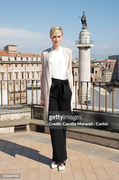 Elizabeth Debicki during the Rome photocall of the film The man fron U.N.C.L.E.