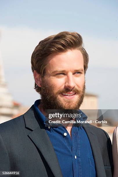 Armie Hammer during the Rome photocall of the film The man fron U.N.C.L.E.