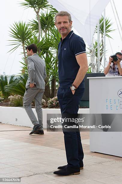 Lambert Wilson at the photocall of the host of the Opnenig Ceremony at the 68th Cannes International Film Festival in Cannes, France.